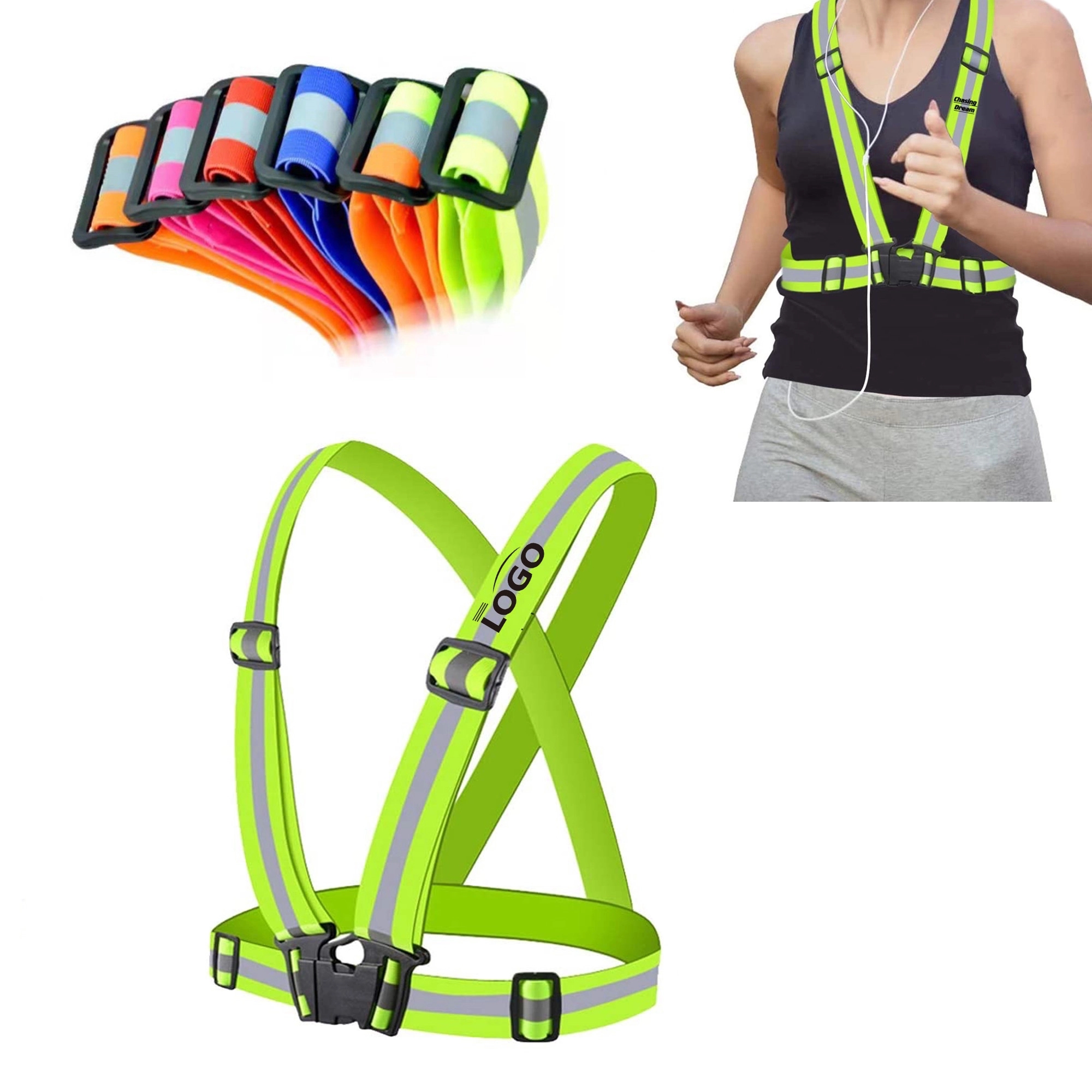 Adjustable Safety Reflective Vest 2