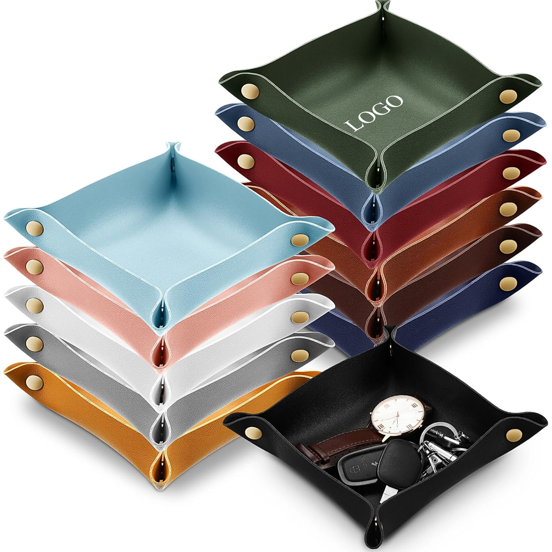 Premium PU Leather Valet Tray 1