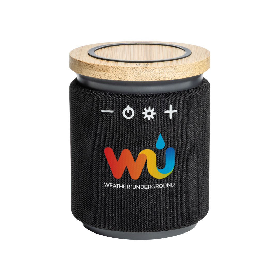 Amitola Color Changing LED Speaker w/Wireless Charger 10