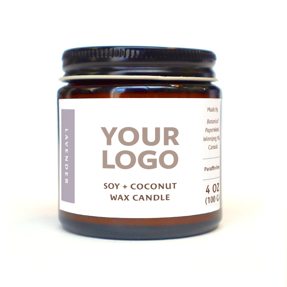 4 oz Hand-Poured Lavender Candles 1