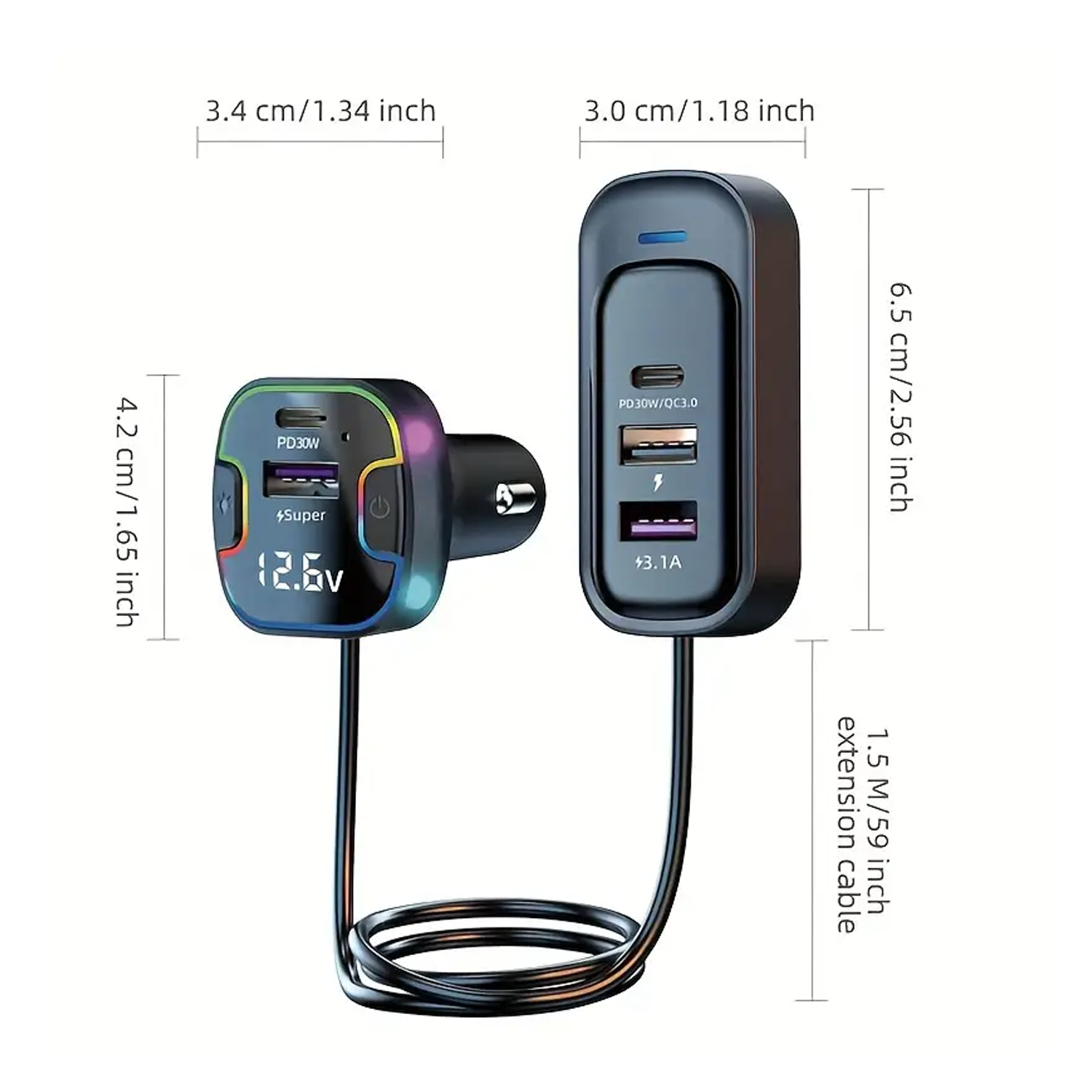 Intelligent High-Power Car Charger 2