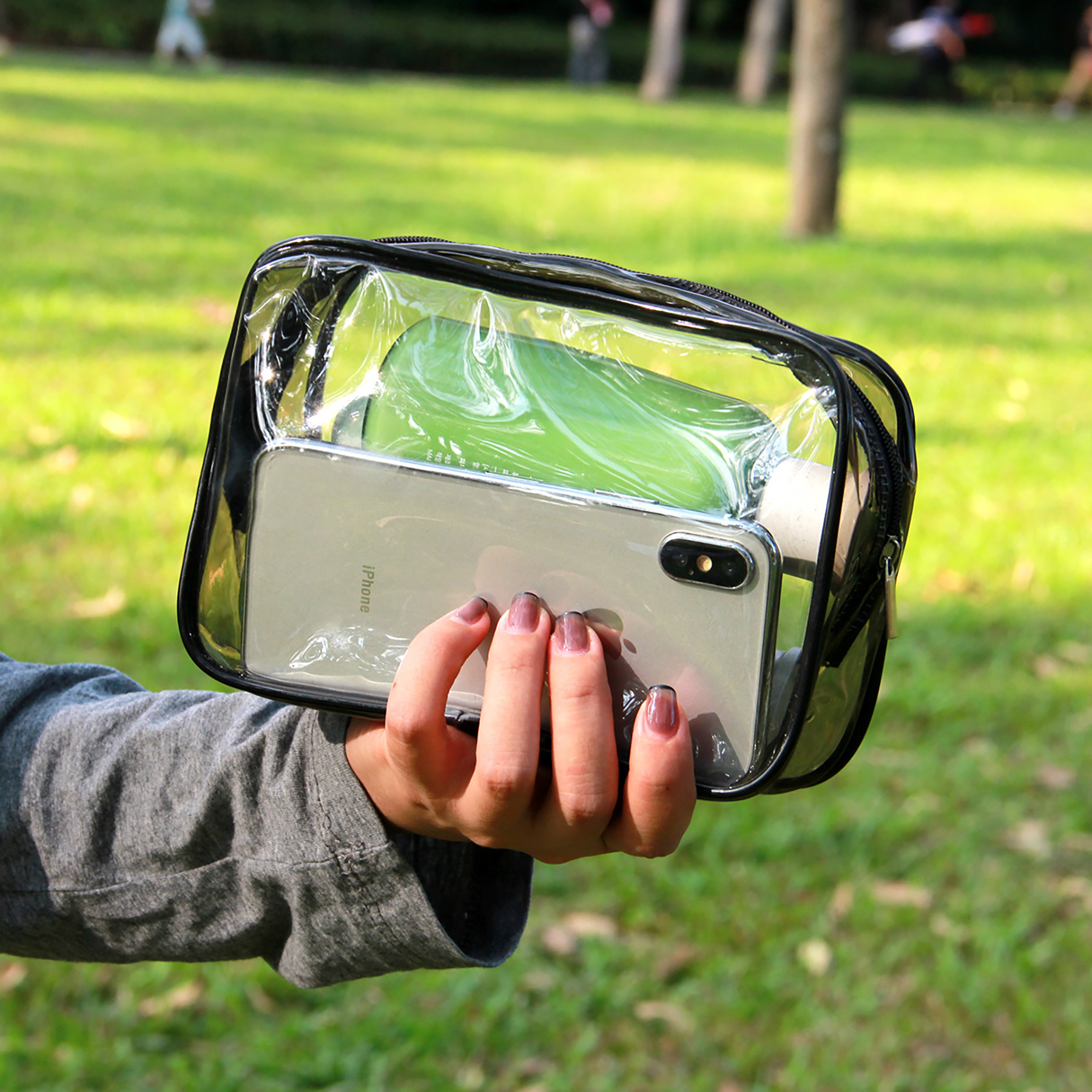 Clear TSA Approved Travel Toiletry Bag for Carry-On 8
