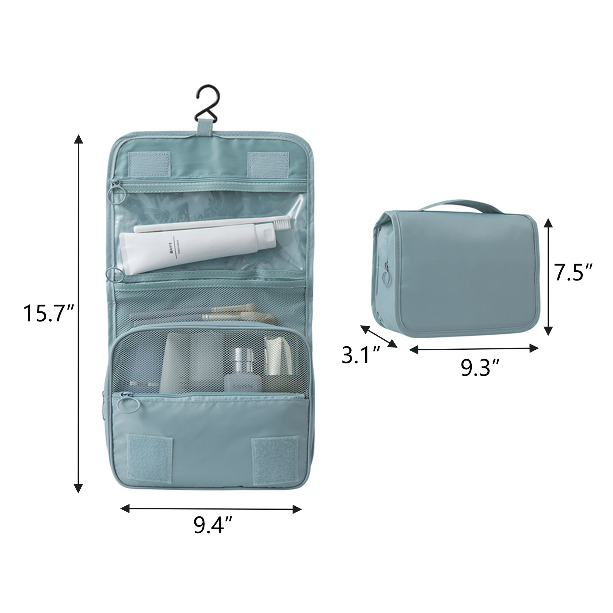 Hanging Travel Toiletry Bag Dopp Kit 2