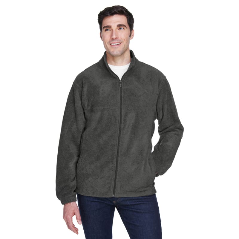 Harriton Men's Tall 8 Oz. Full-Zip Fleece 13