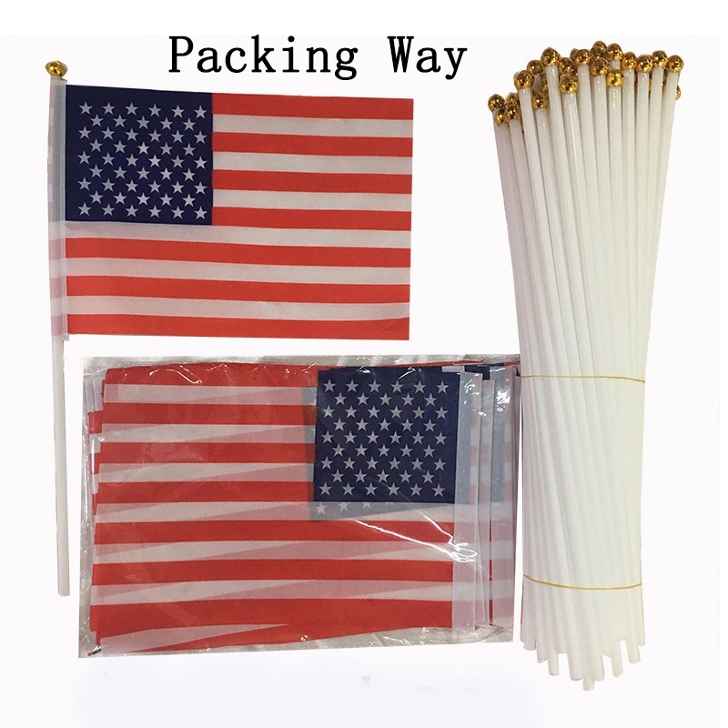 Handheld Waving USA Flag 5
