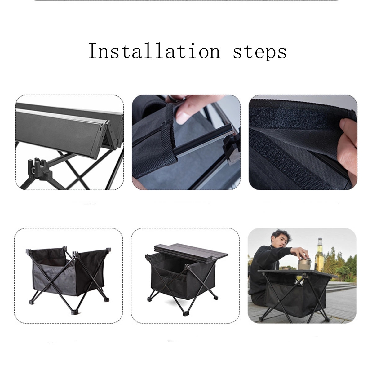 Folding Beach Table 3