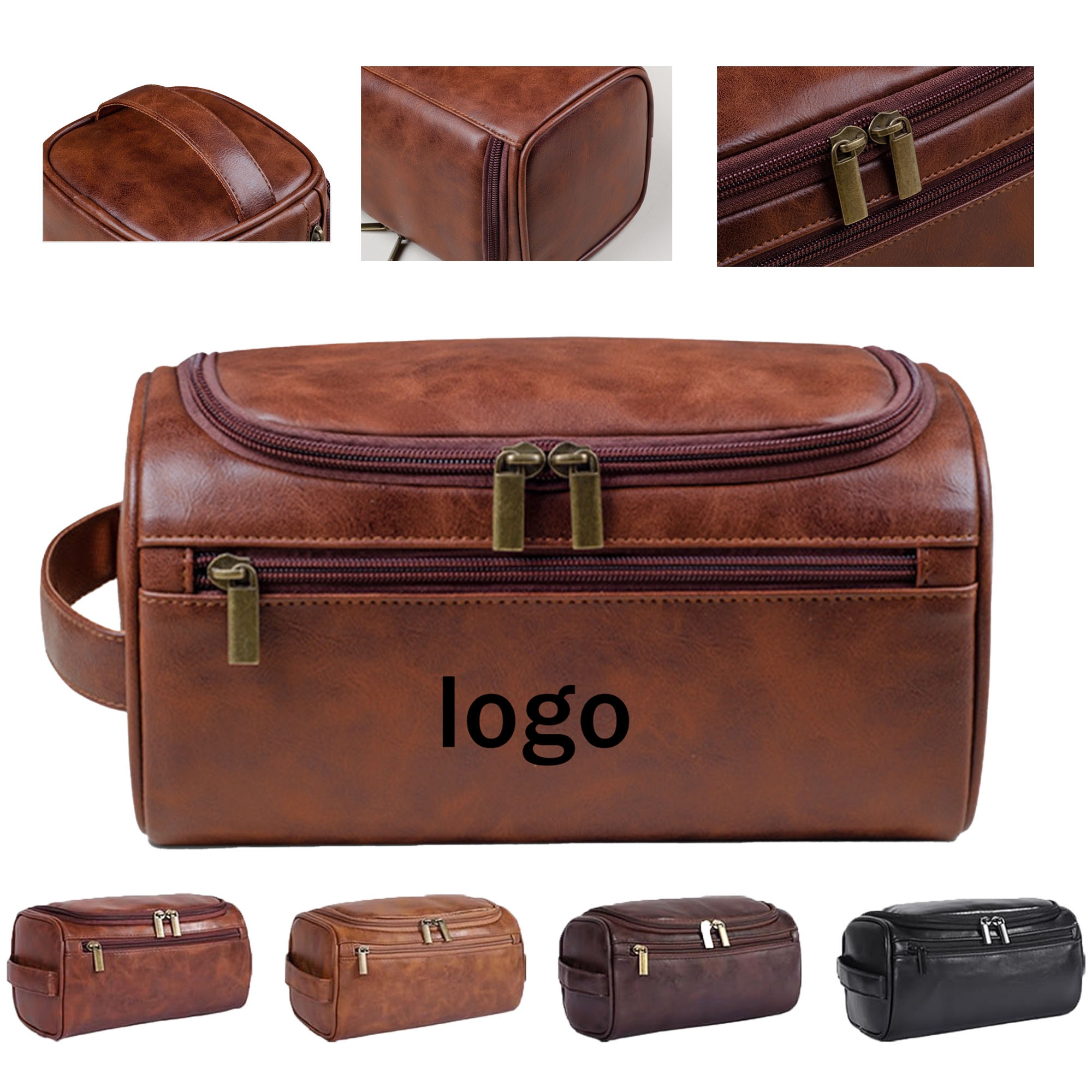 Travel Toiletry Leather Bag 3