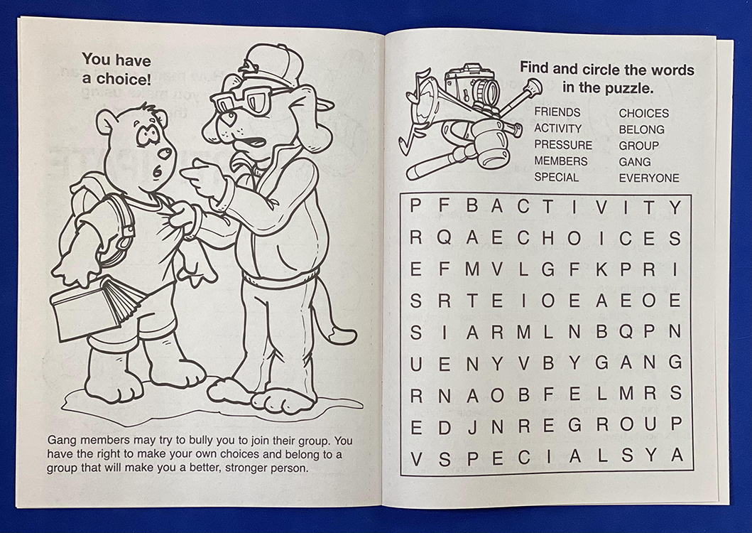 COLORING BOOK - Gangs are Not For You Coloring & Activity Book 4
