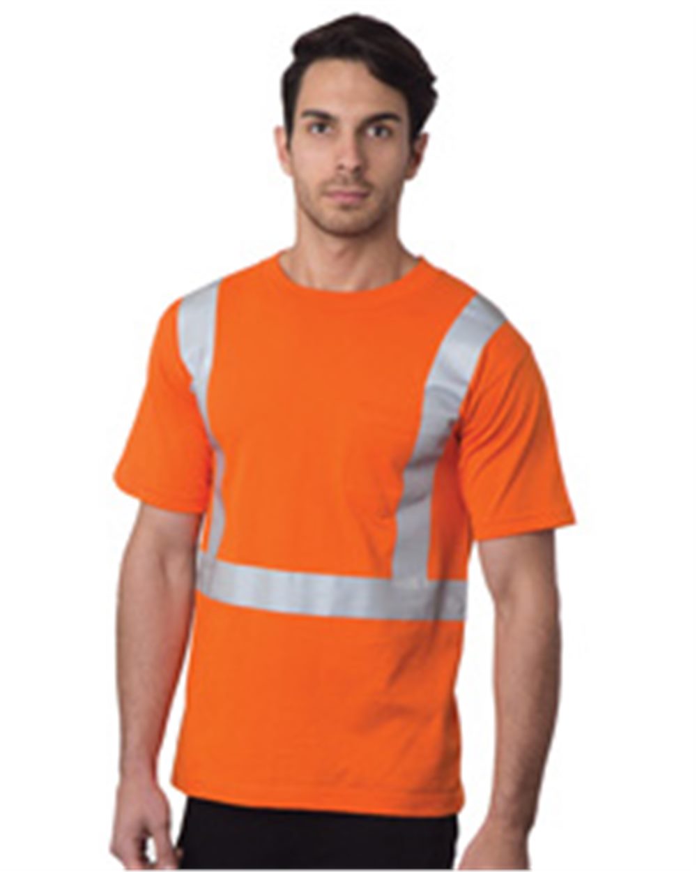 Unisex USA-Made High Visibility Pocket T-Shirt - 3771 19