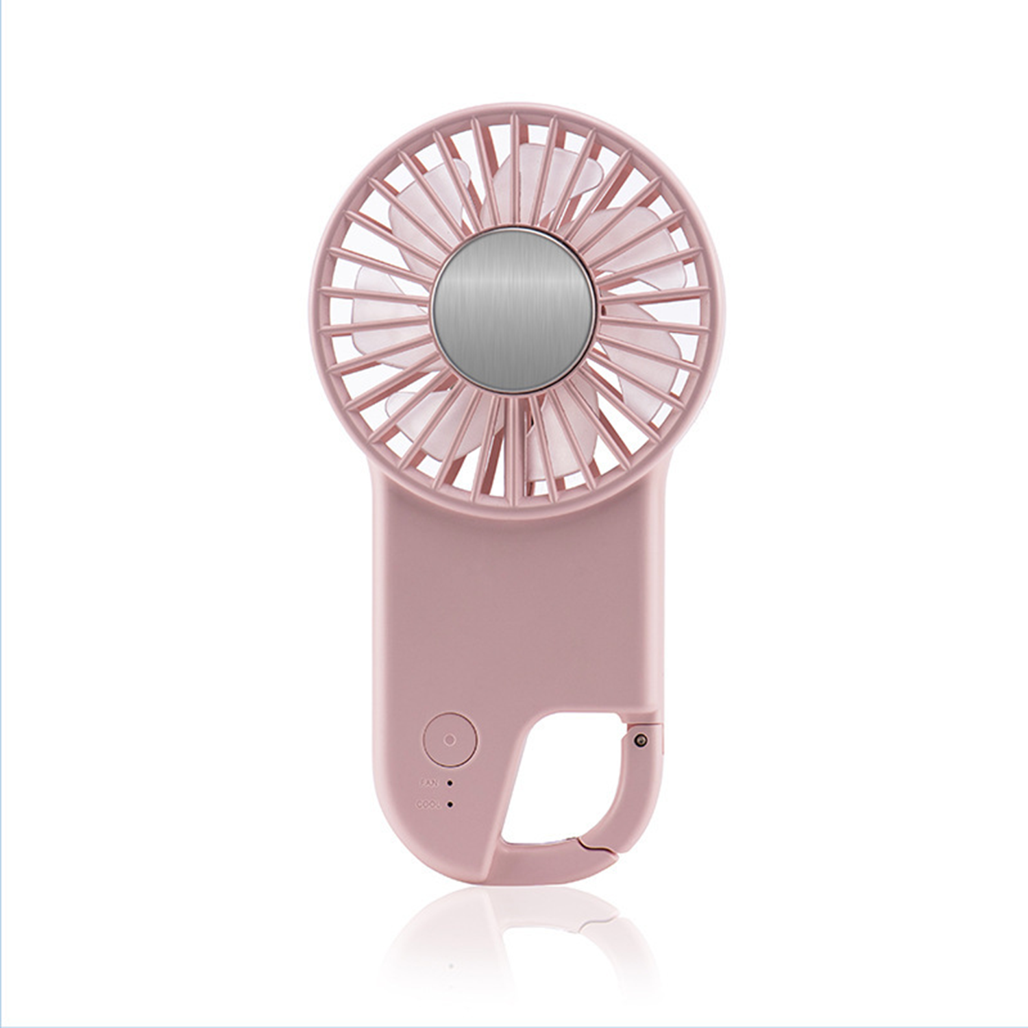 Mini Handheld USB Rechargeable Fan W/ Buckle 6