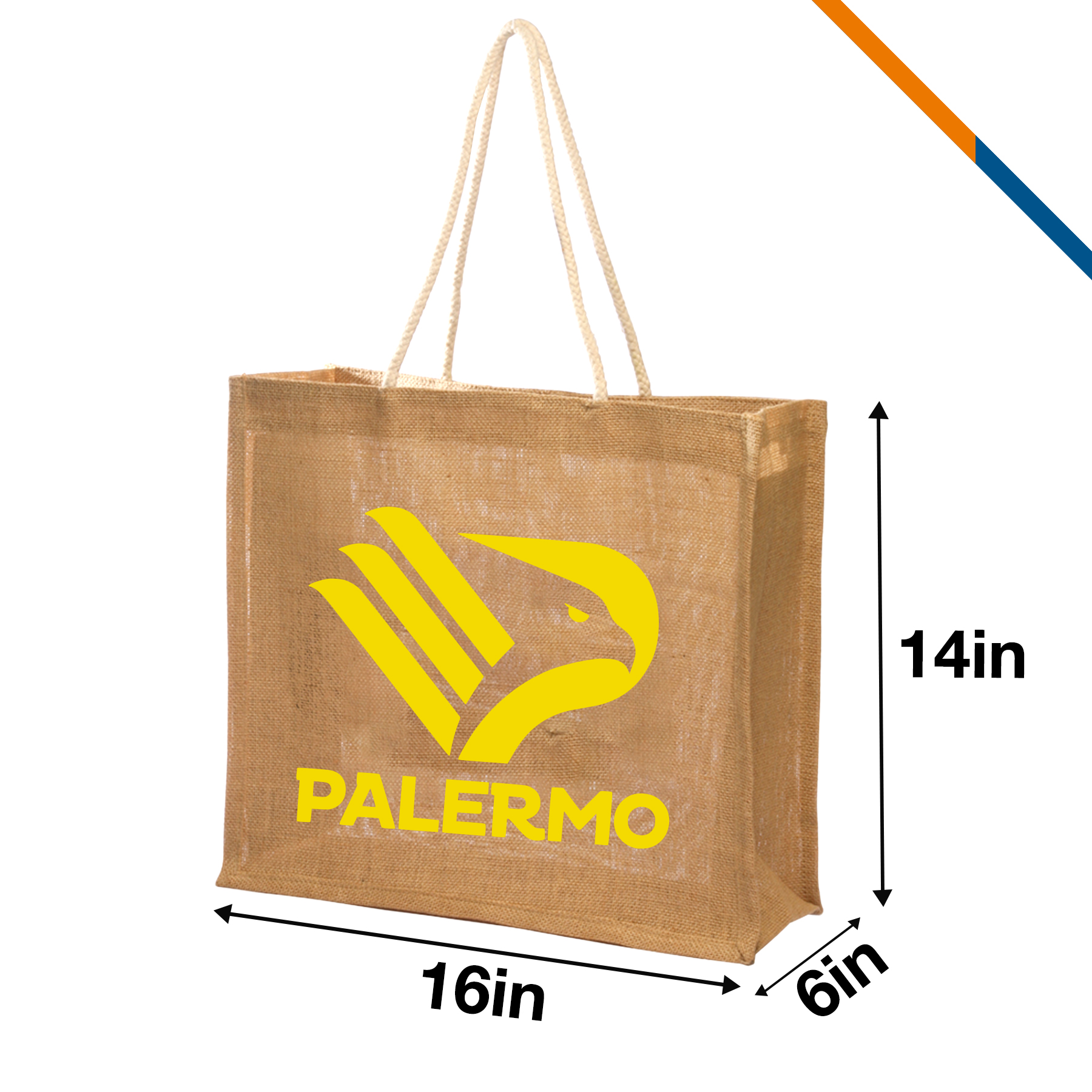 Cocab Jute Tote Bag, custom tote bag with logo imprint 4