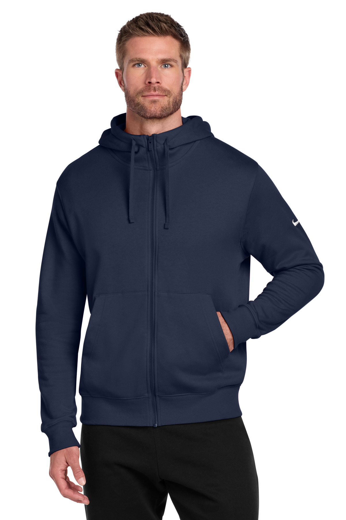 Nike Club Fleece Sleeve Swoosh Full-Zip Hoodie NKDR1513 30