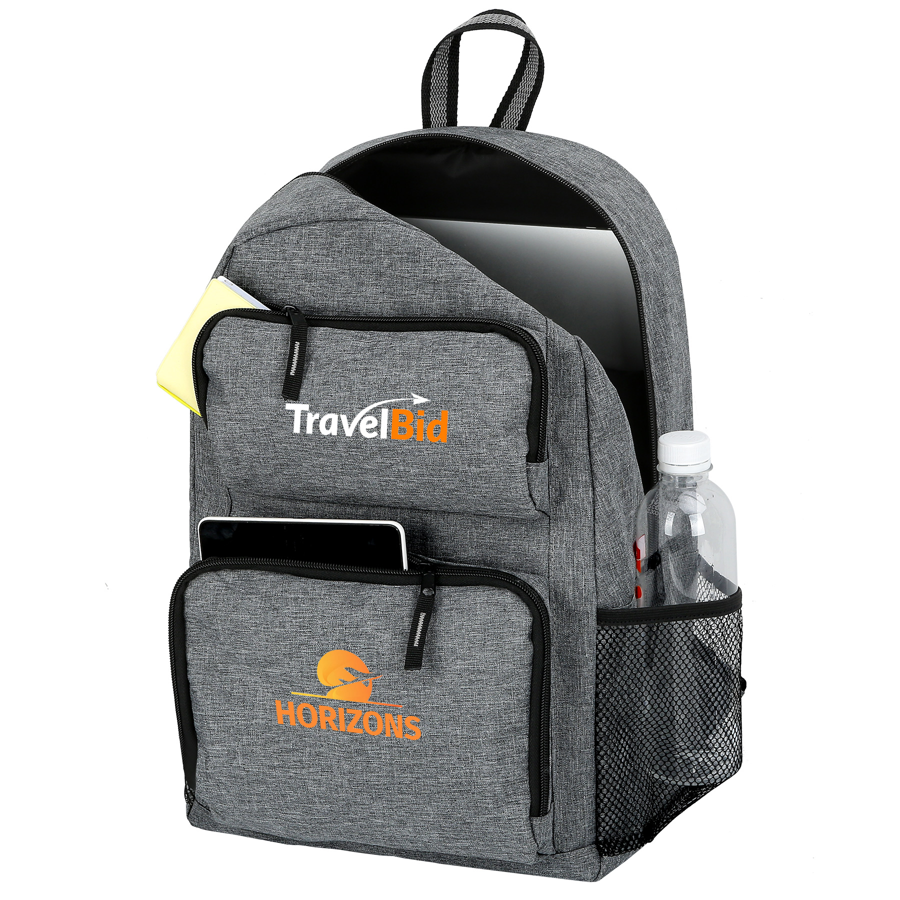 Graphite 15.6" Computer Backpack W Pockets 7