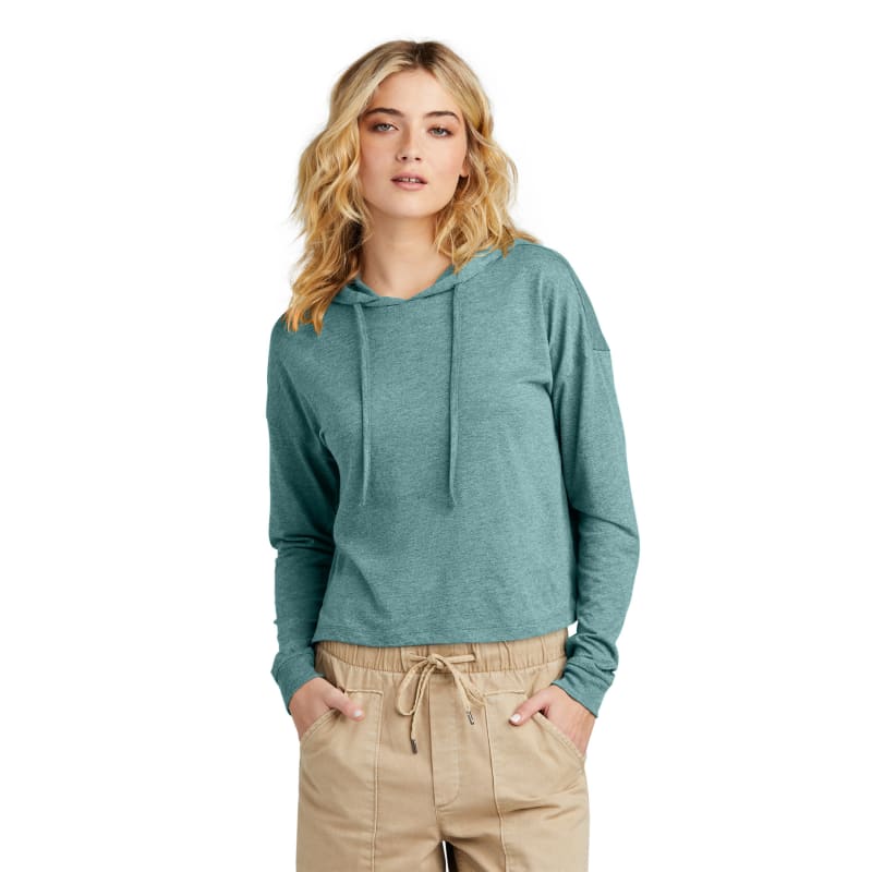 District Women's Perfect Tri Midi Long Sleeve Hoodie 10