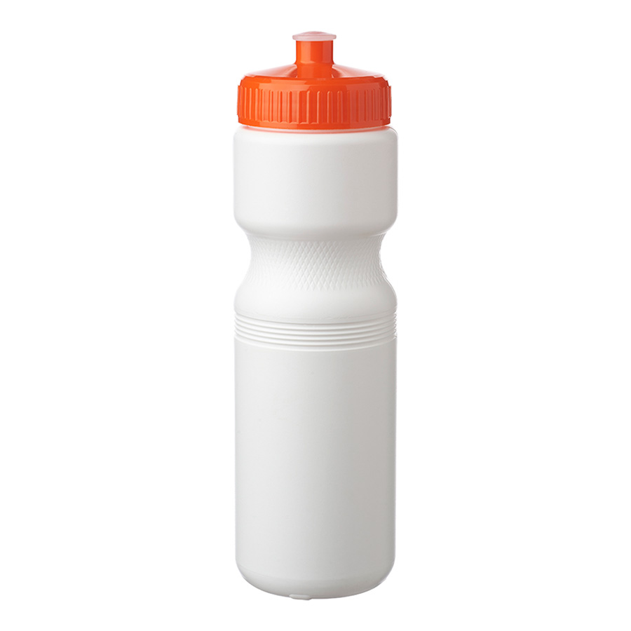 Plastic Water Bottles with Color Push Cap 28 oz. 7