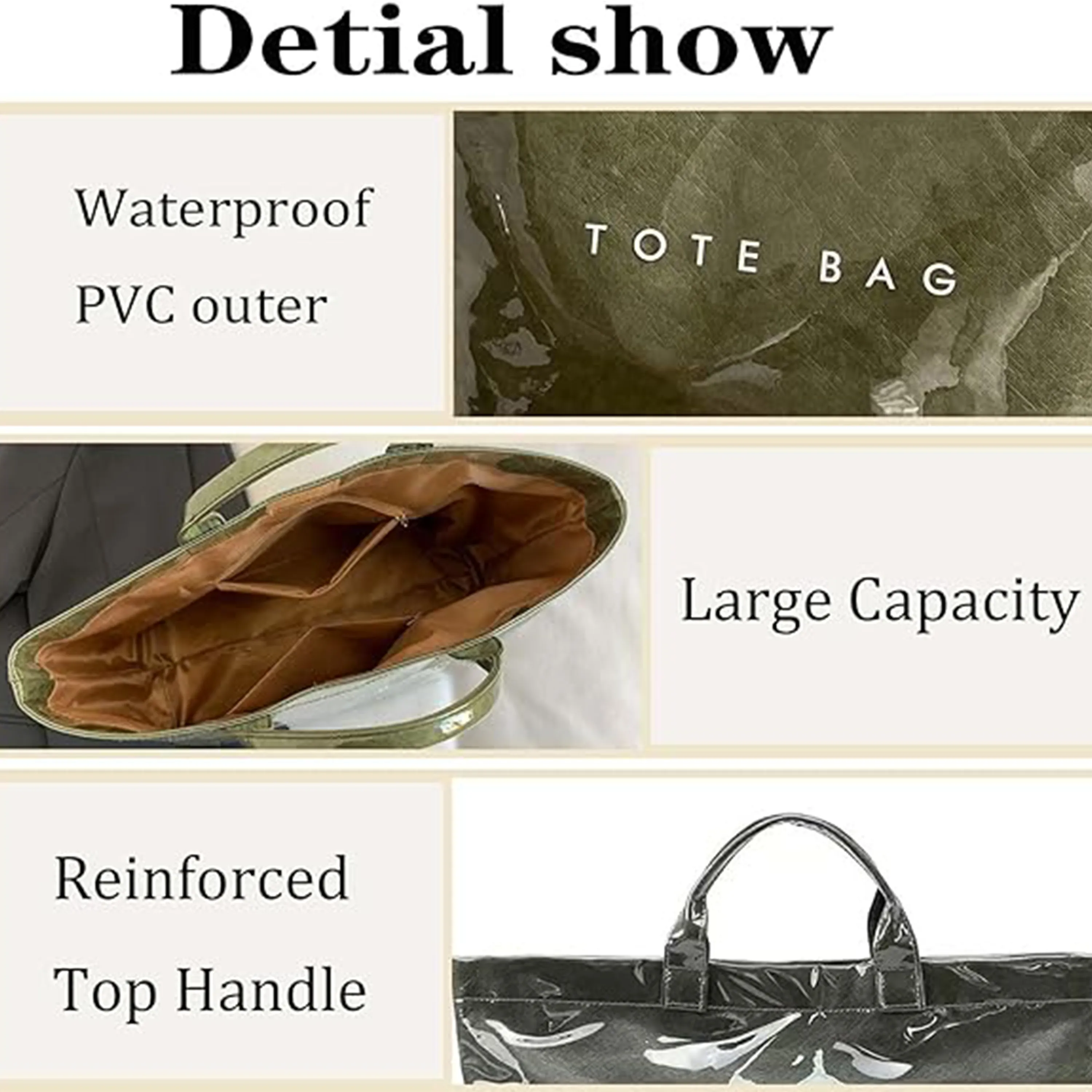 PVC Waterproof Dupont Paper Tote Bag 8