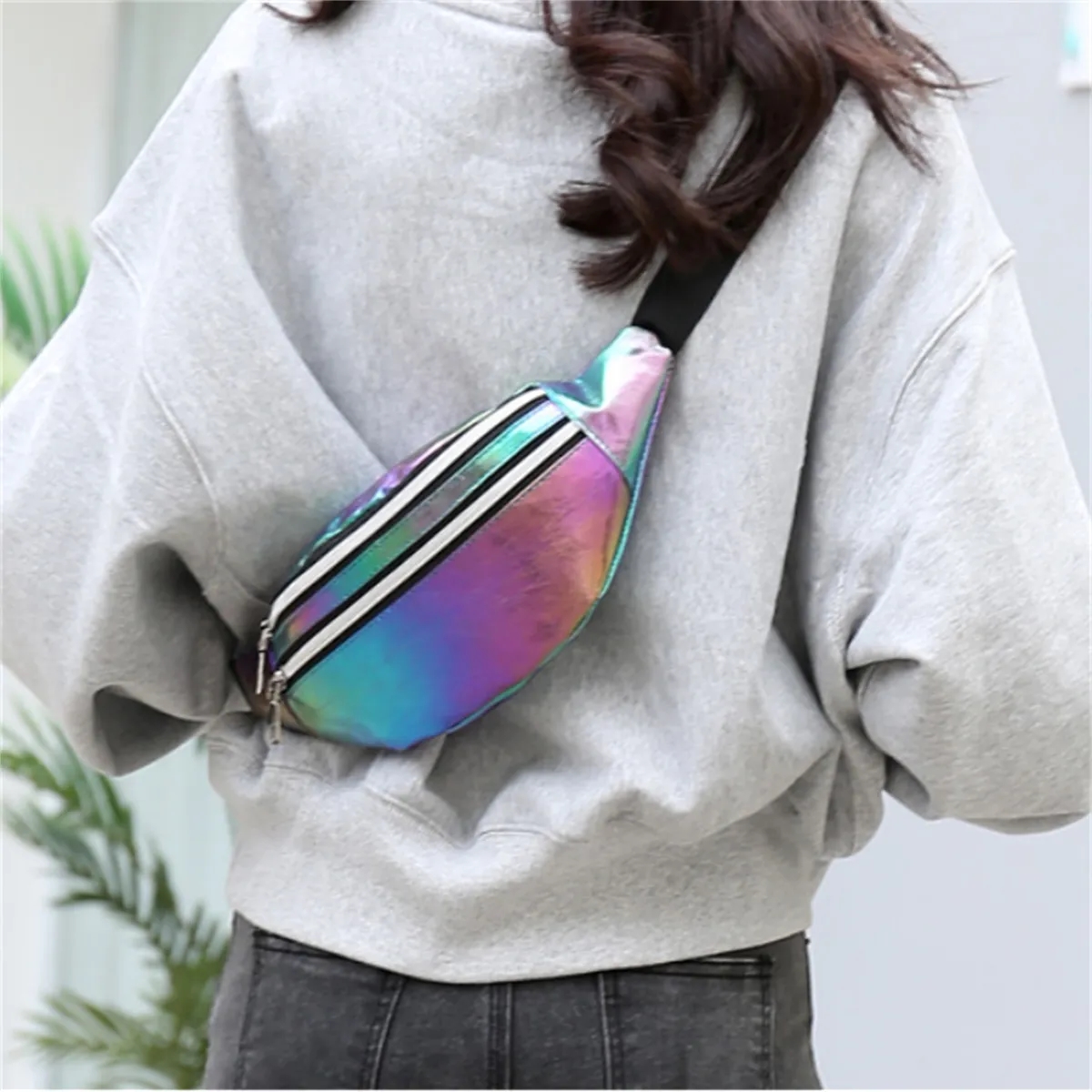 Fanny Pack for Women Glitter Waist Bag 2