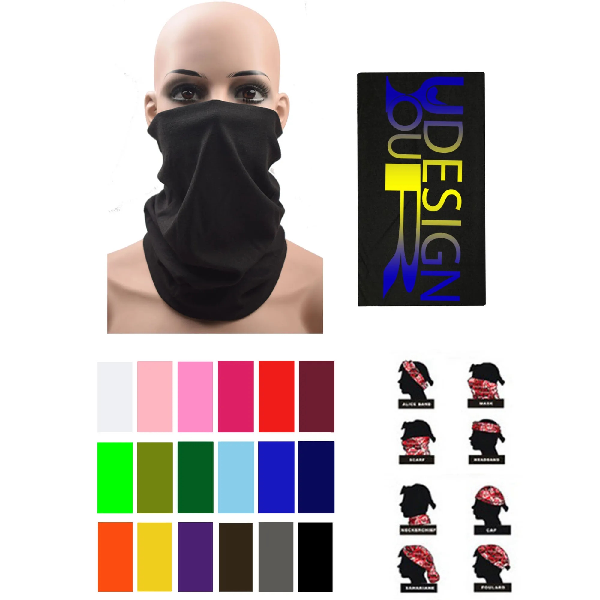 Outdoor Seamless Bandana Scarf 8