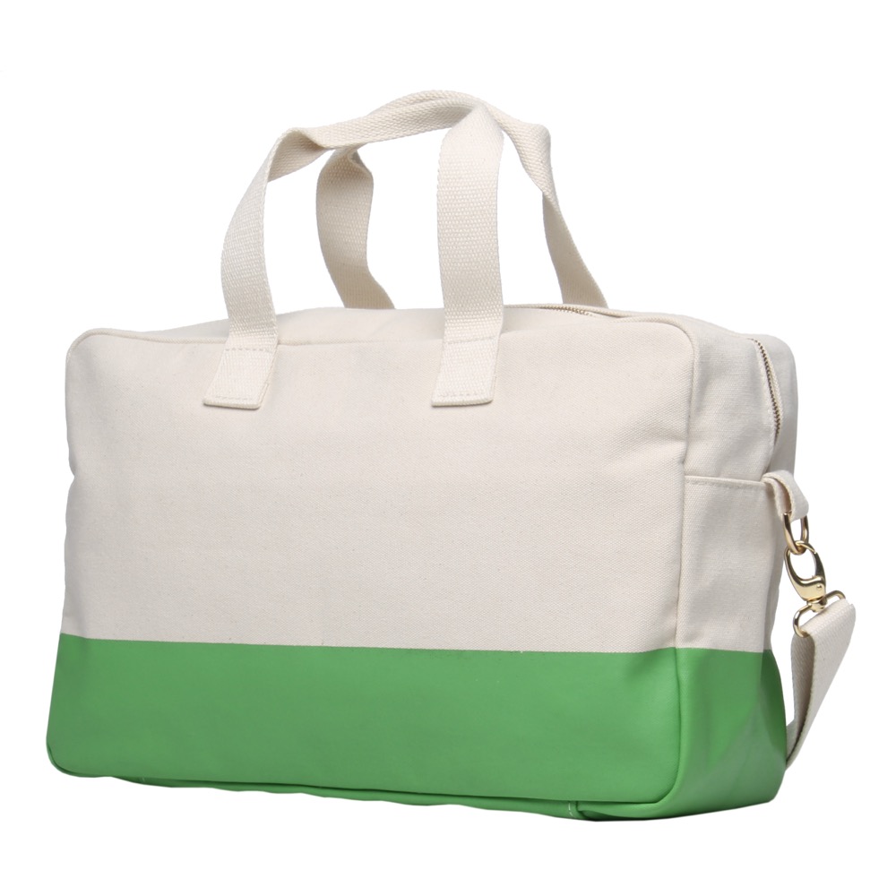 18 Oz. Super Heavyweight Natural Color Block Duffle 6