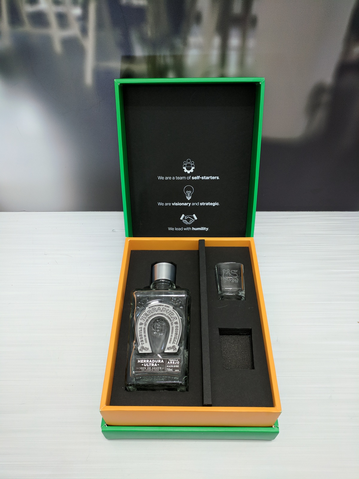 Custom Printed Full Color Hinged Soft Touch Luxury Gift Box - 8.5x8.5x4 8