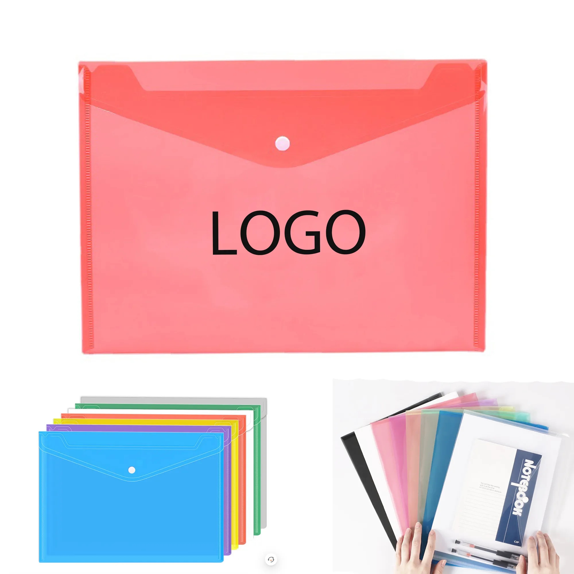 Large Capacity PP Transparent File Storage Bag 7