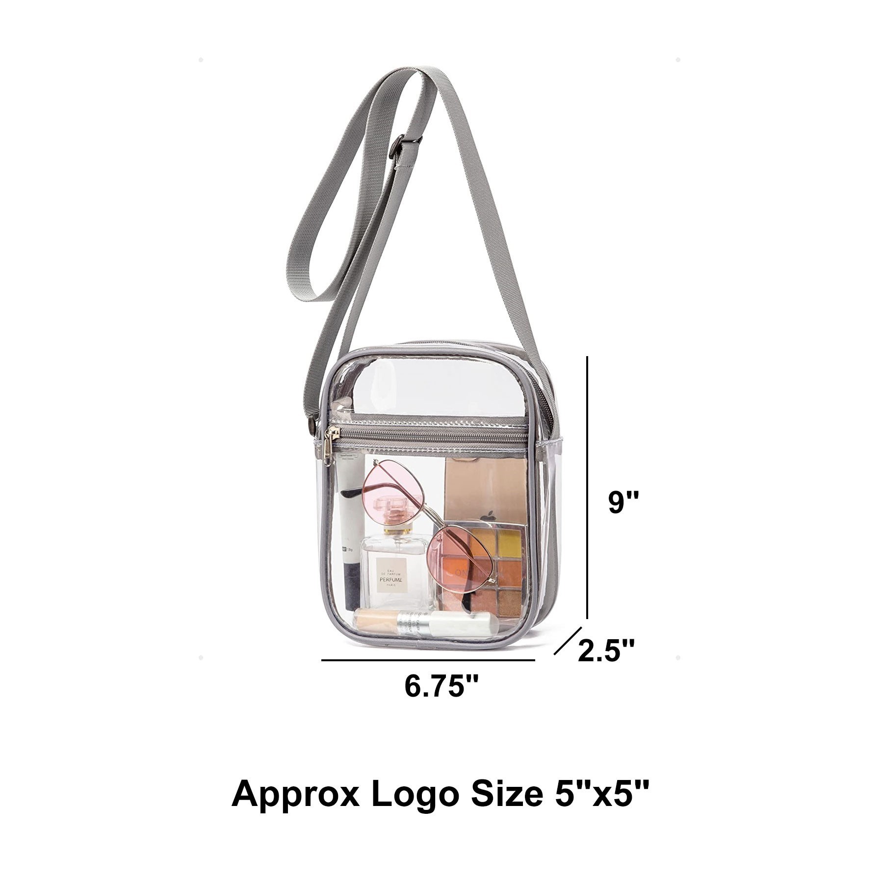 PVC Clear Purse Crossbody Bag 2