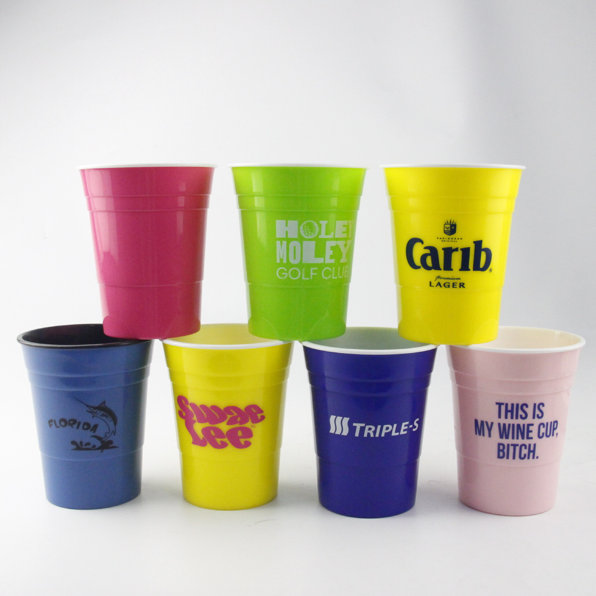 16 OZ Reusable Plastic Party Cup 1