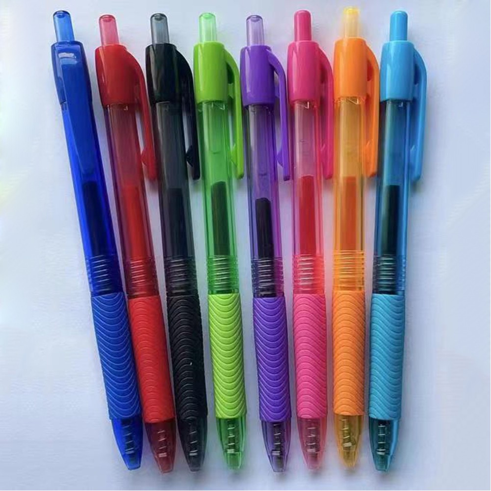 Plastic Pen With Rubber Grip 2