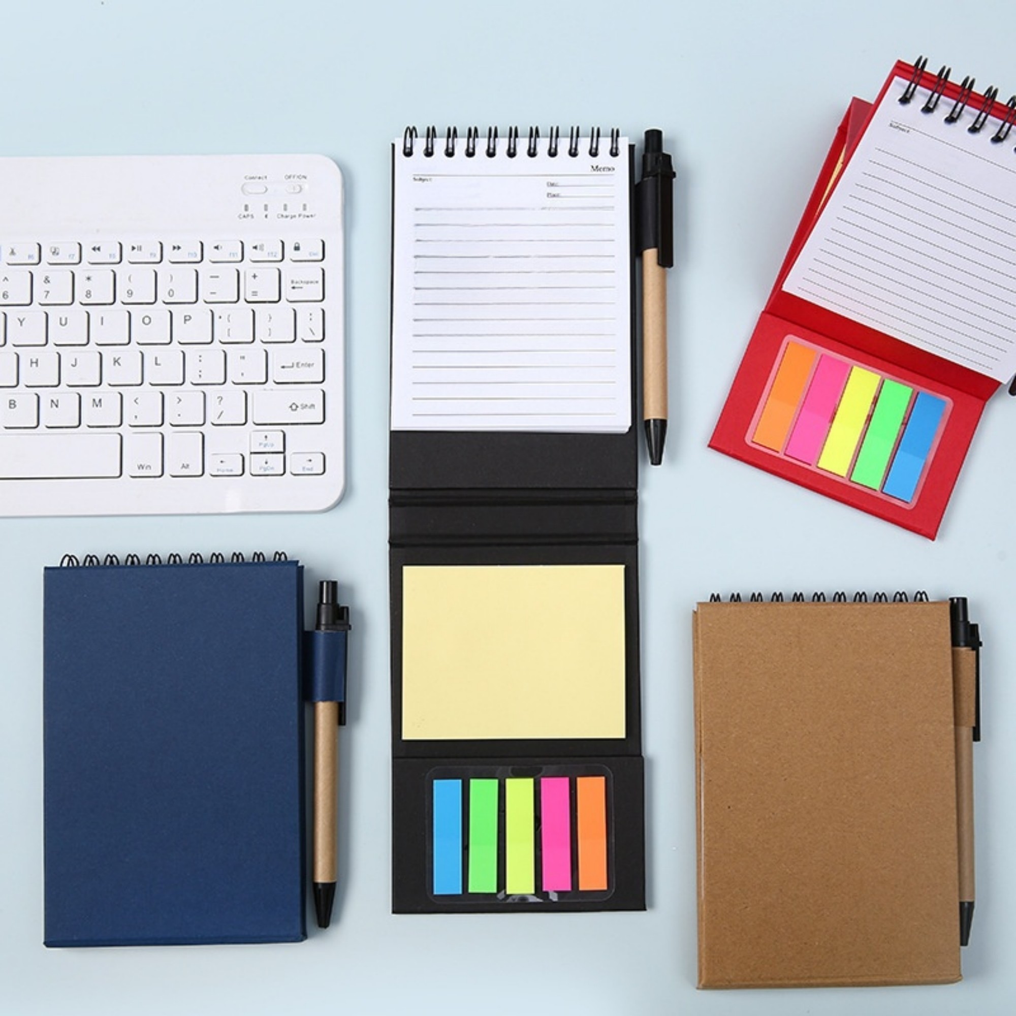 Spiral Memo Pad With Pen And Sticky Notes 5
