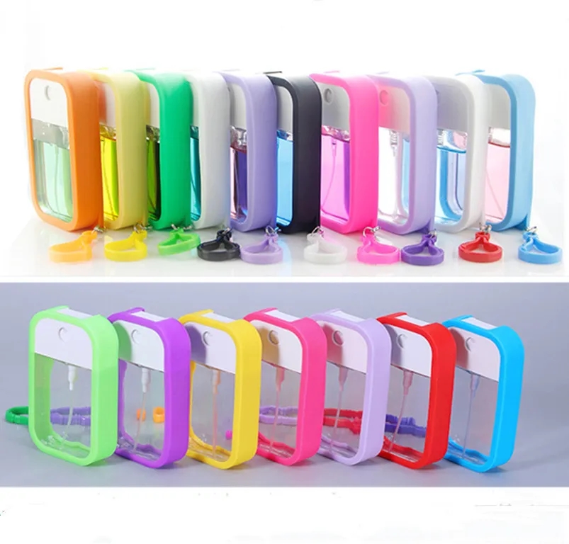 Portable Hand Sanitizer Spray With Silicone Sleeve 3