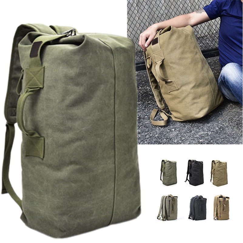 Canvas Duffle Storage Bag With Zip 4
