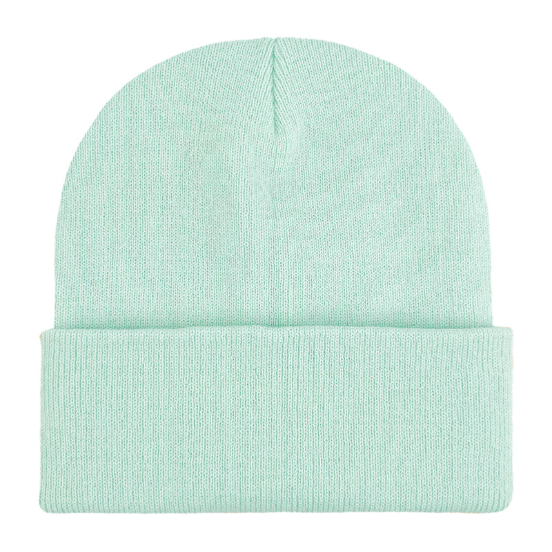 Knitted Cuffed Rolled Beanie 14