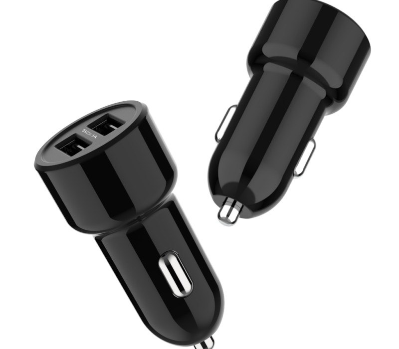 Dual Port USB Car Charger, 15.5W 7