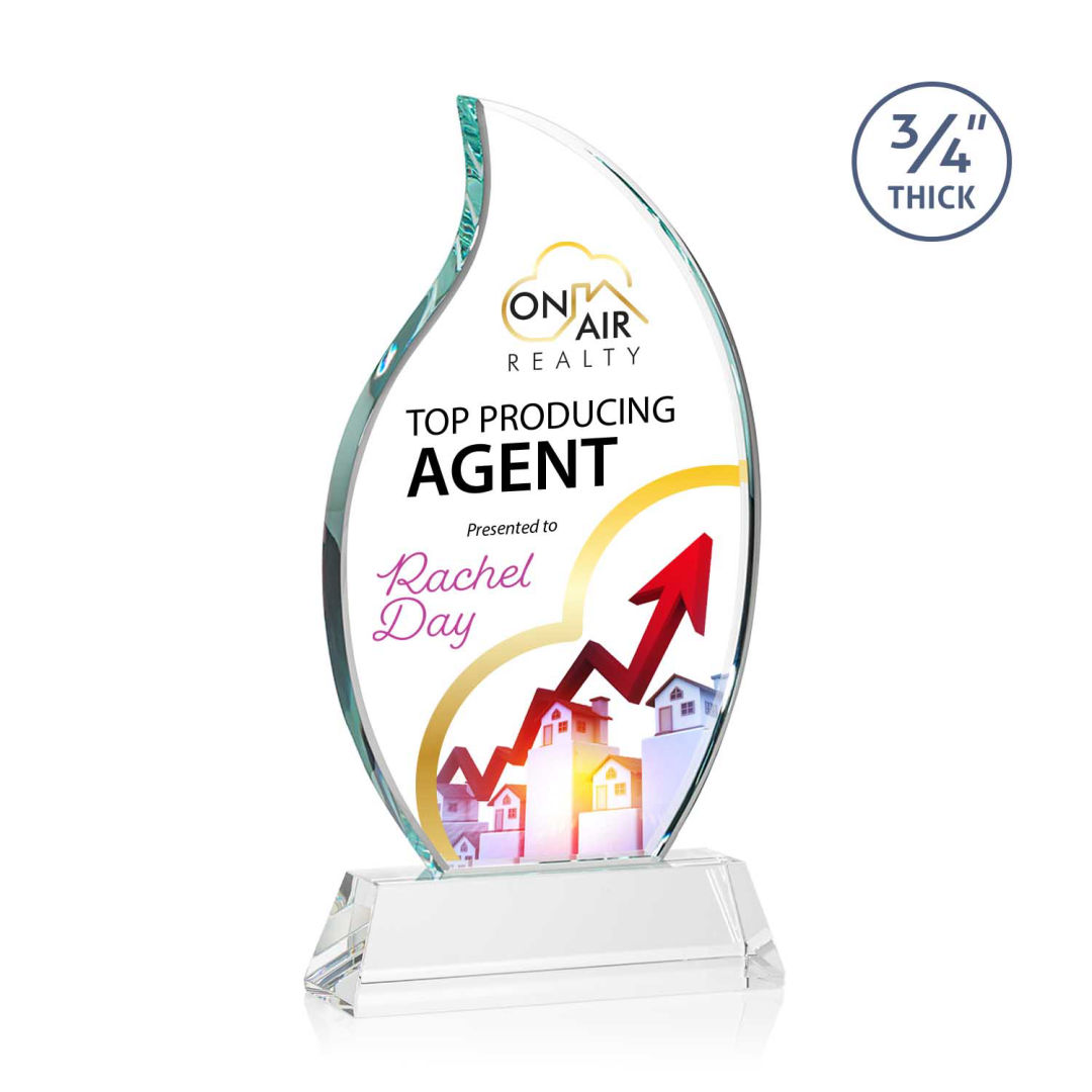 Croydon VividPrint™ Award on Newhaven Base - Clear 14