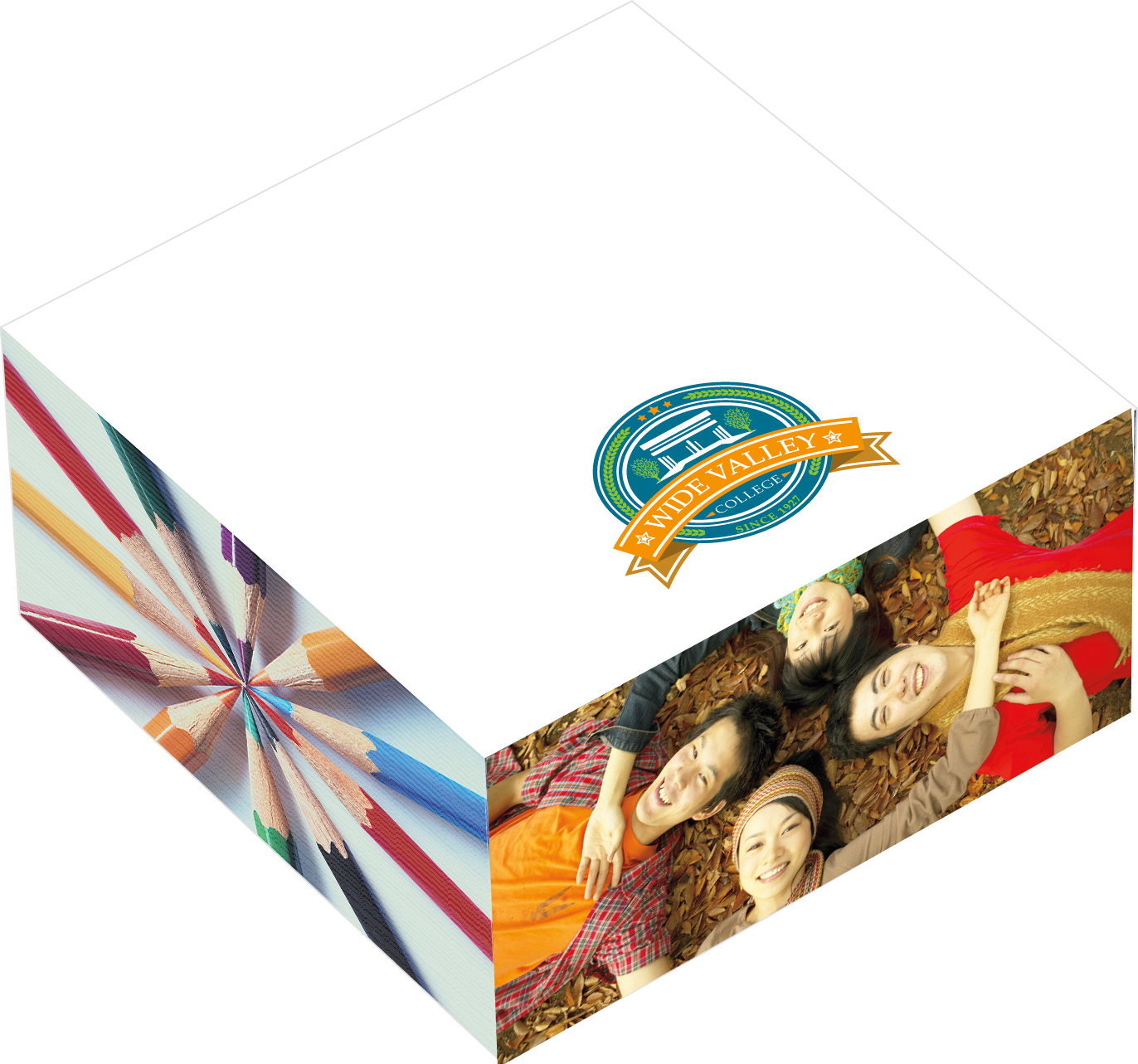 Souvenir® Sticky Note™ 3" x 3" x 1-1/2" Cube 6