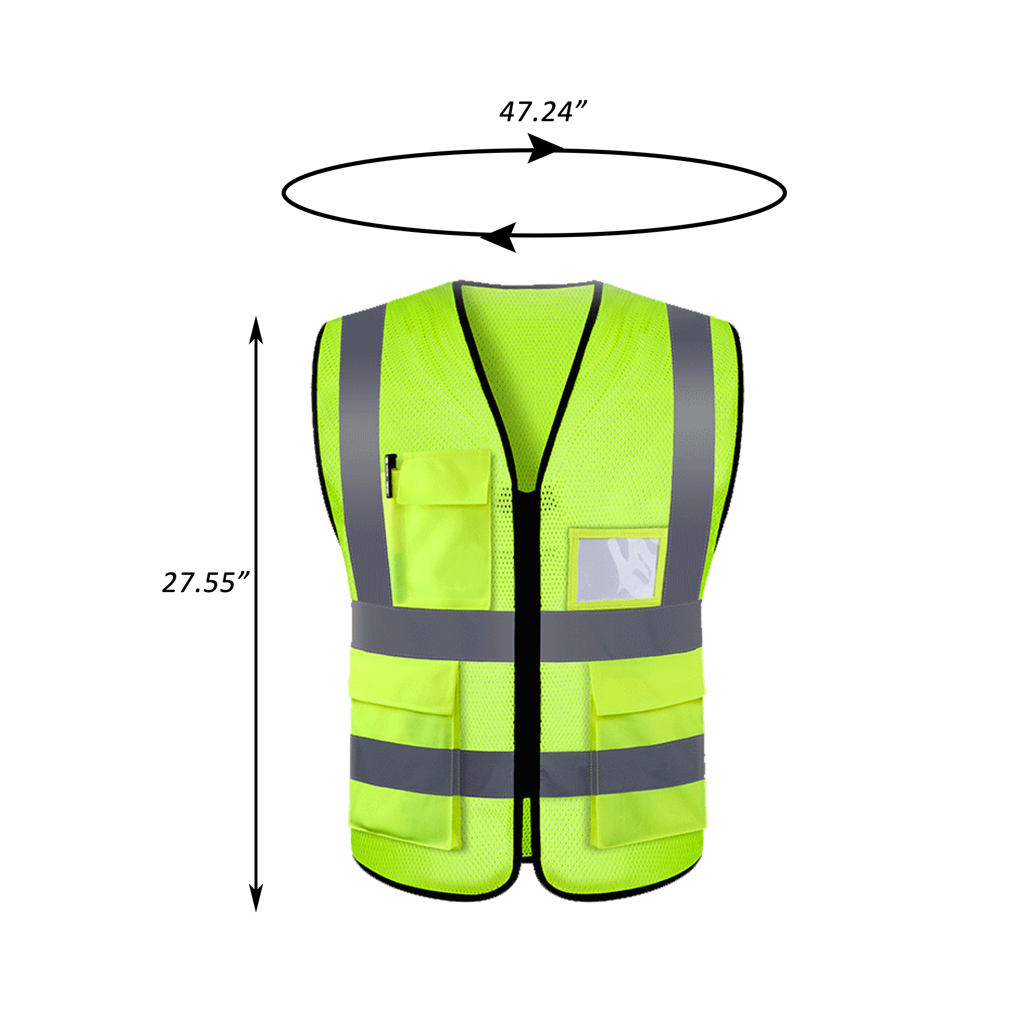 Full Color Safety Vest Men 3
