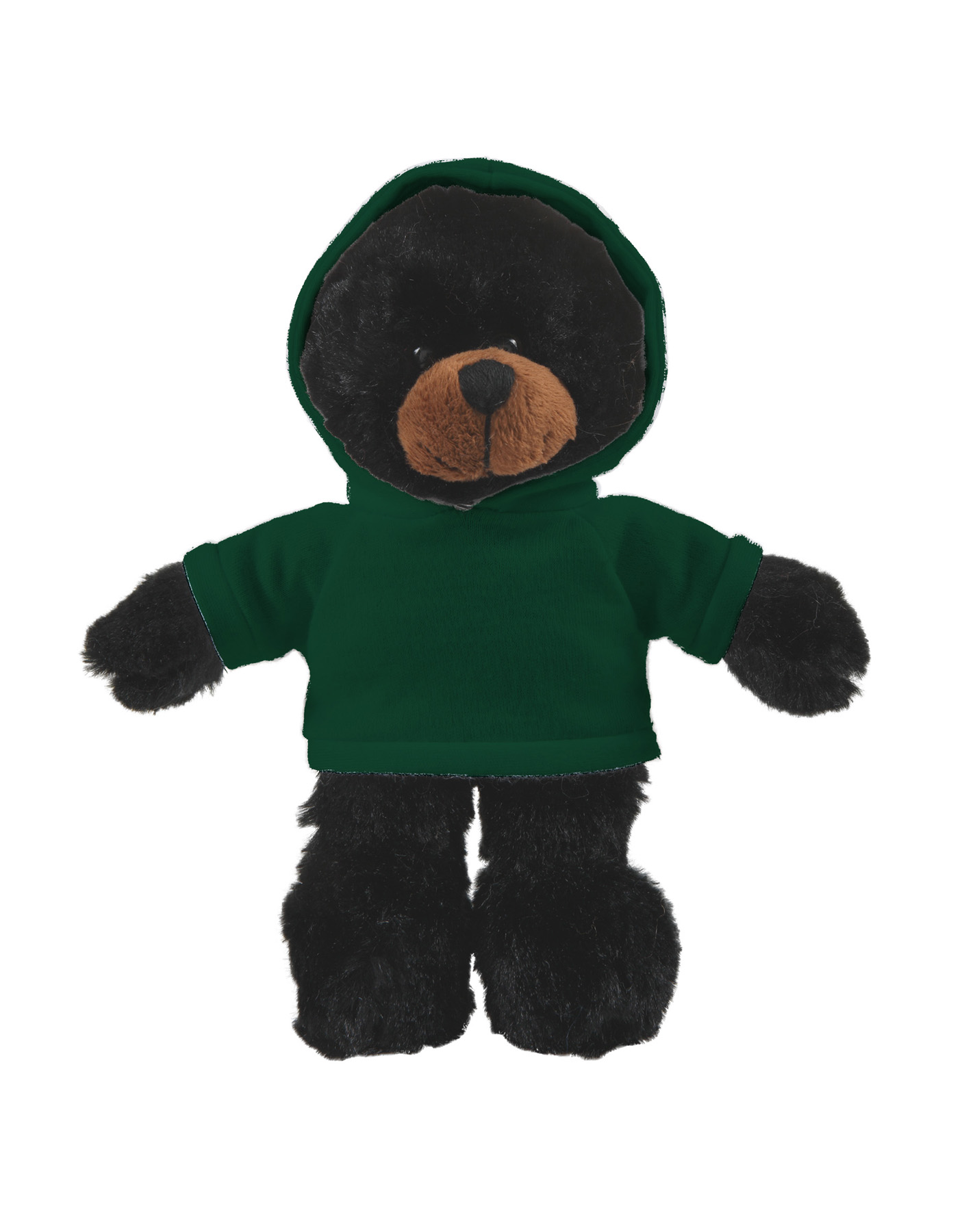 soft plush Black Bear with hoodie 17