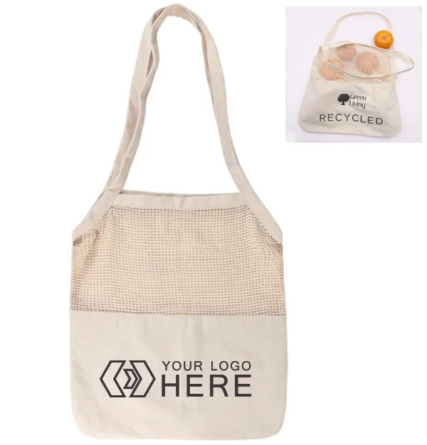 Organic Cotton Mesh Tote Bags 2