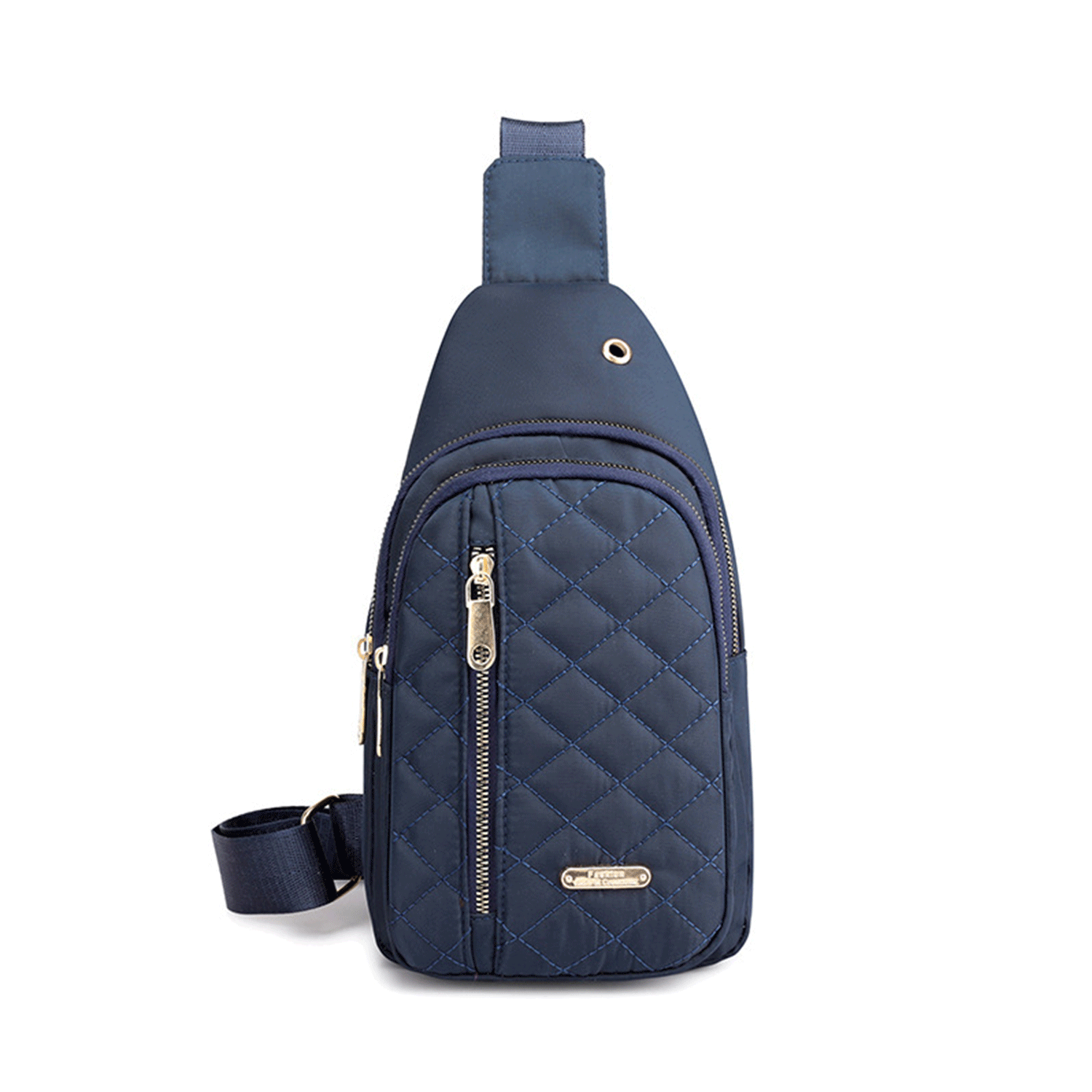 earphone jack water-resistant Nylon Cross Body Sling Bag 19