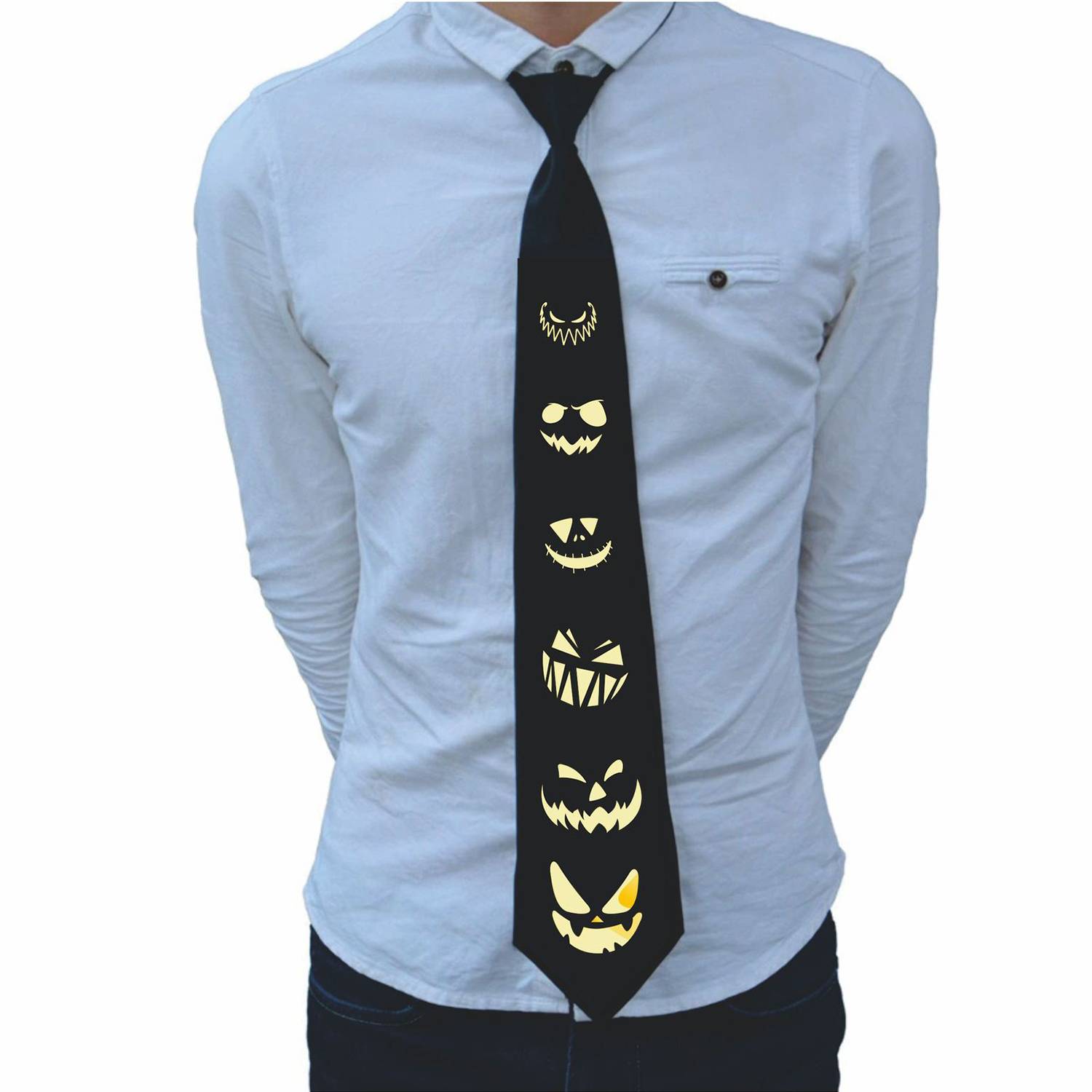 Nylon Adjustable LED Light Up Tie 9