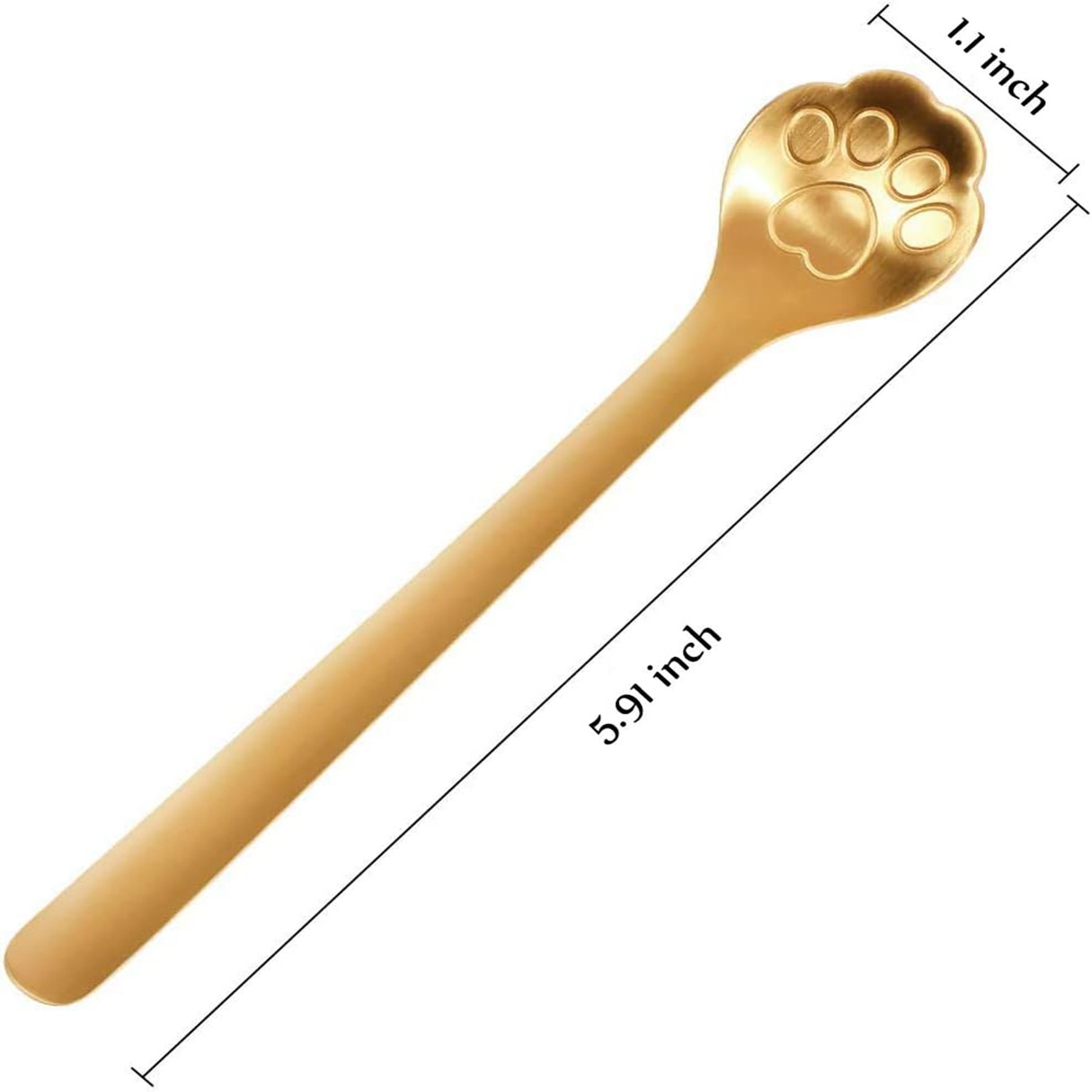 Cat Paw Coffee Spoons 8