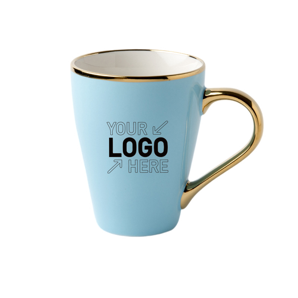 Gold-plated light luxury coffee cup 4
