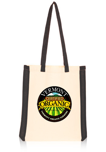 Side Stripes Cotton Tote Bags 2