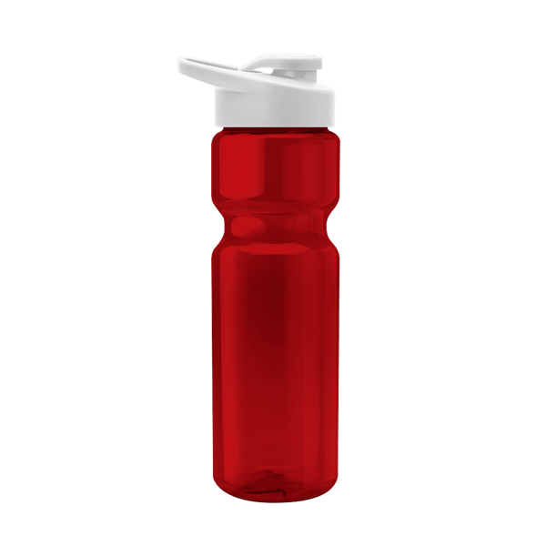 Blazer 28oz Transparent Bike Bottle w/Drink-thru Lid 453
