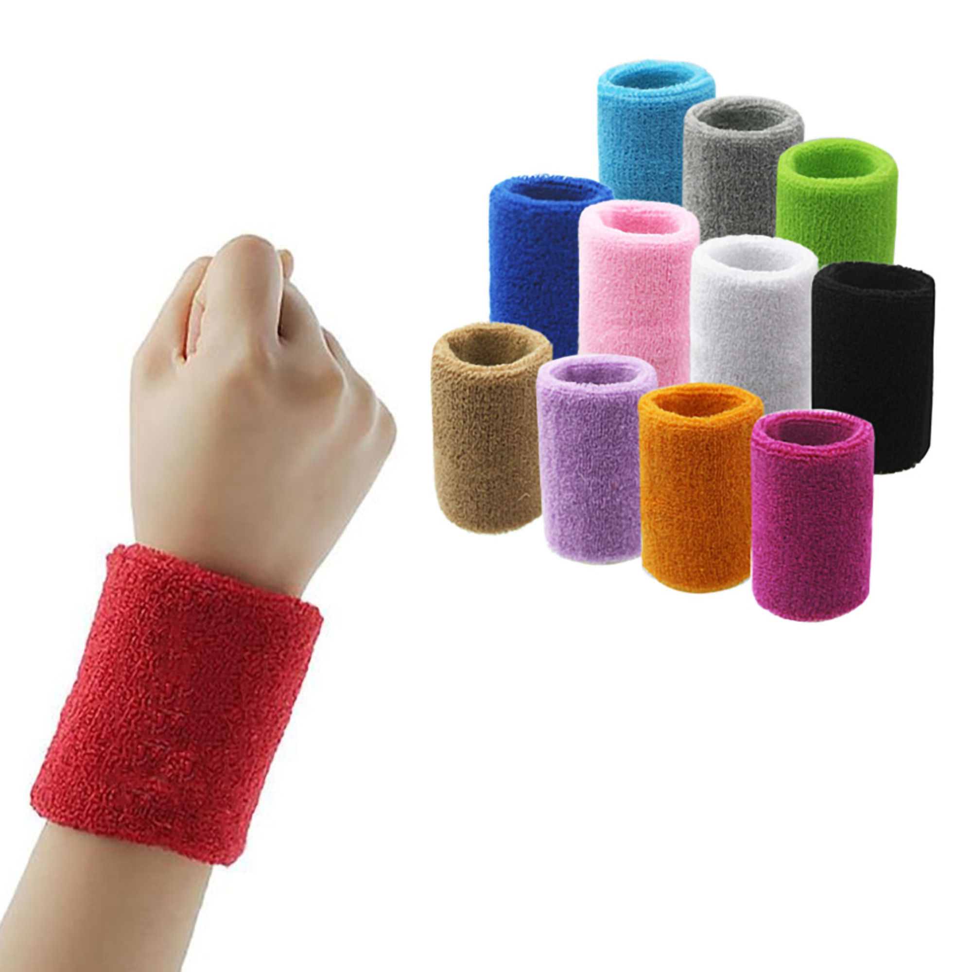 Cotton Wrist Sweatband