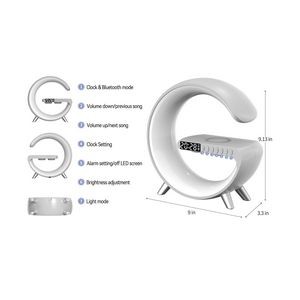 Ambient Lighting Speaker with Wireless Charging 4