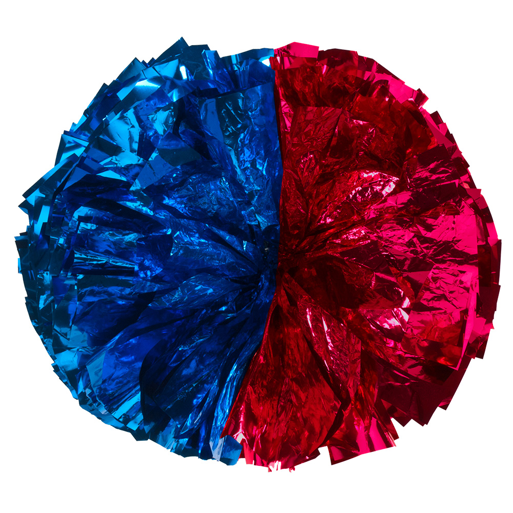 Custom Metallic Super Wide Pom - Half & Half Style 42