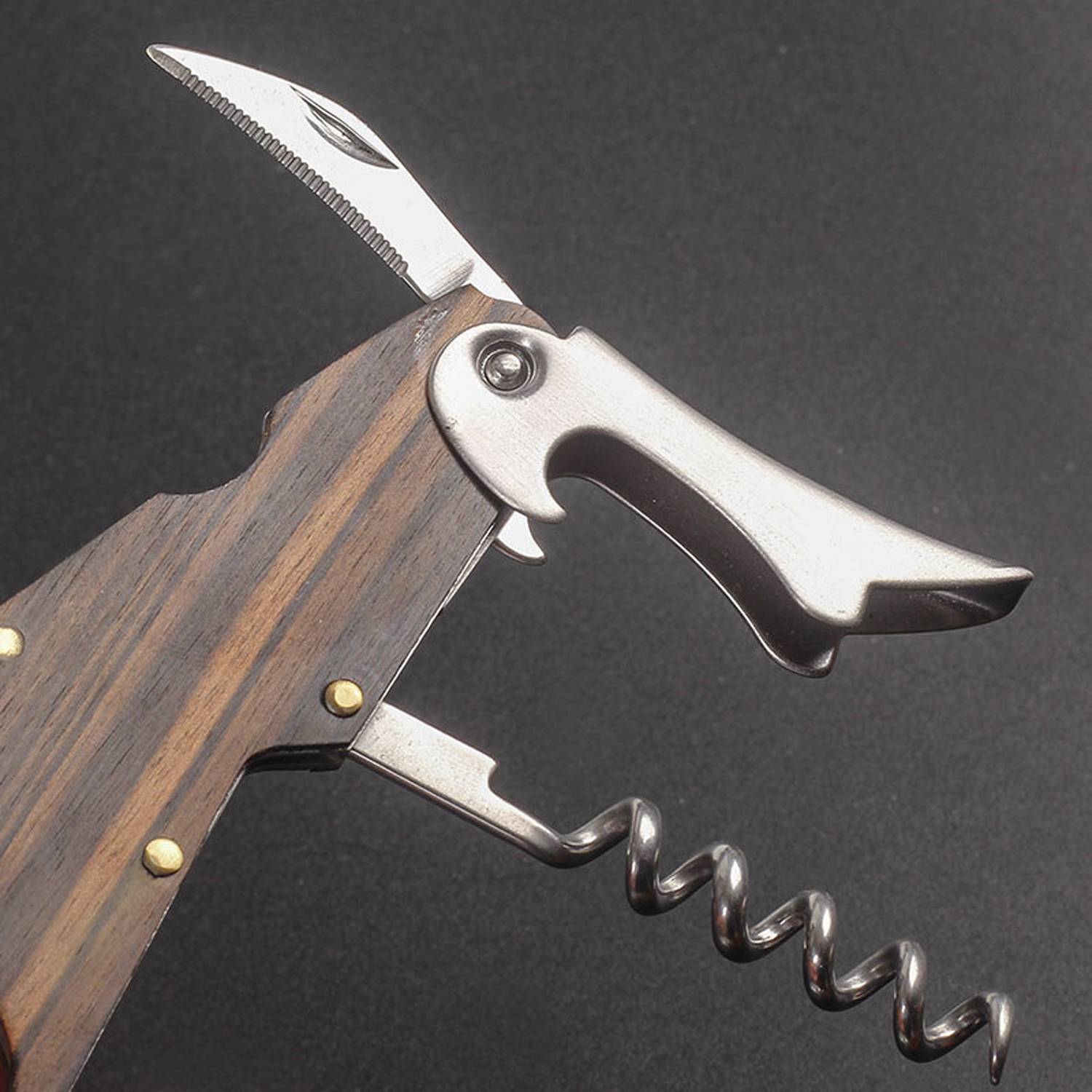 3 in 1 Multi-functional Cigar Cutter w/ Wine Opener 9