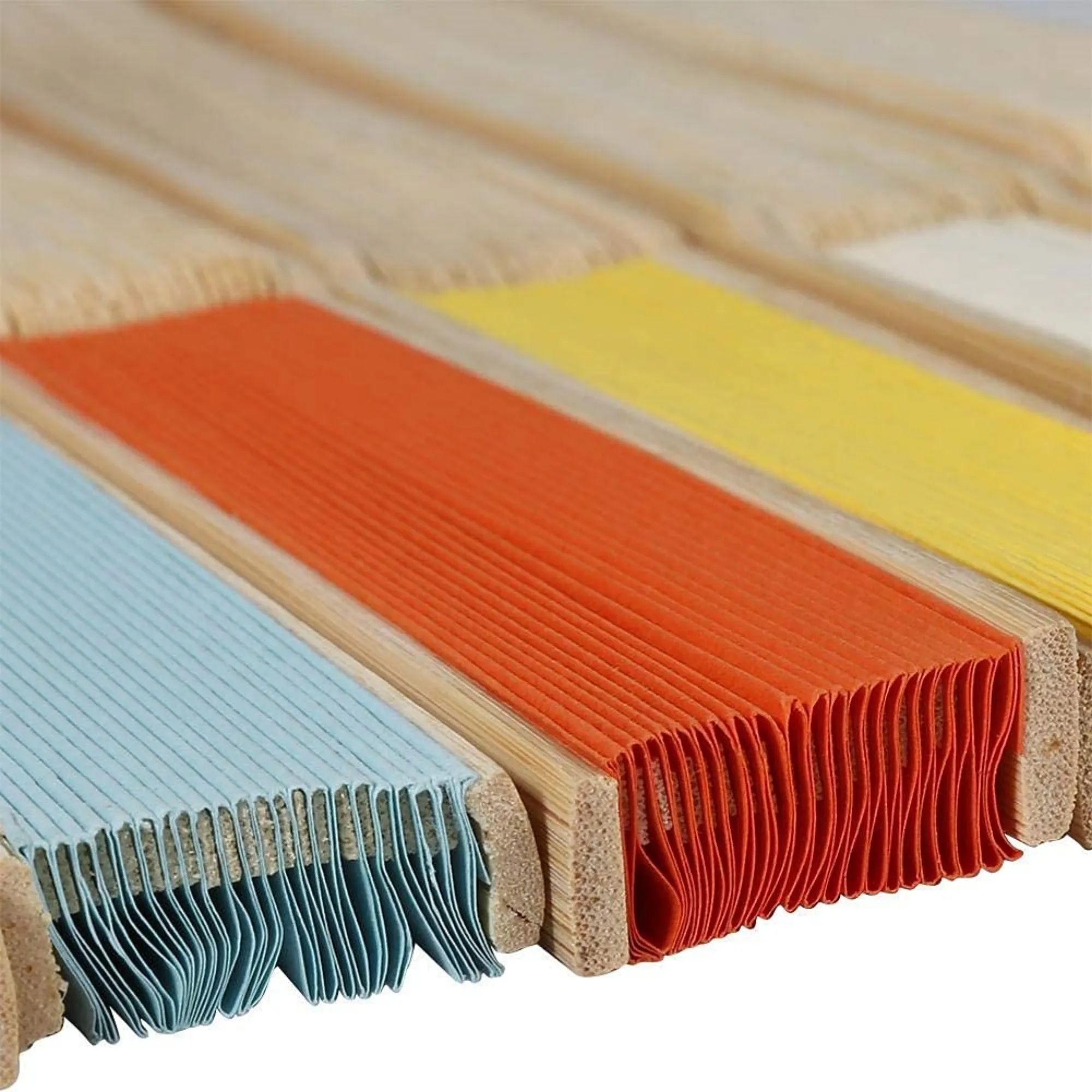 Custom Logo Colorful Traditional Folding Bamboo Hand Fan 2