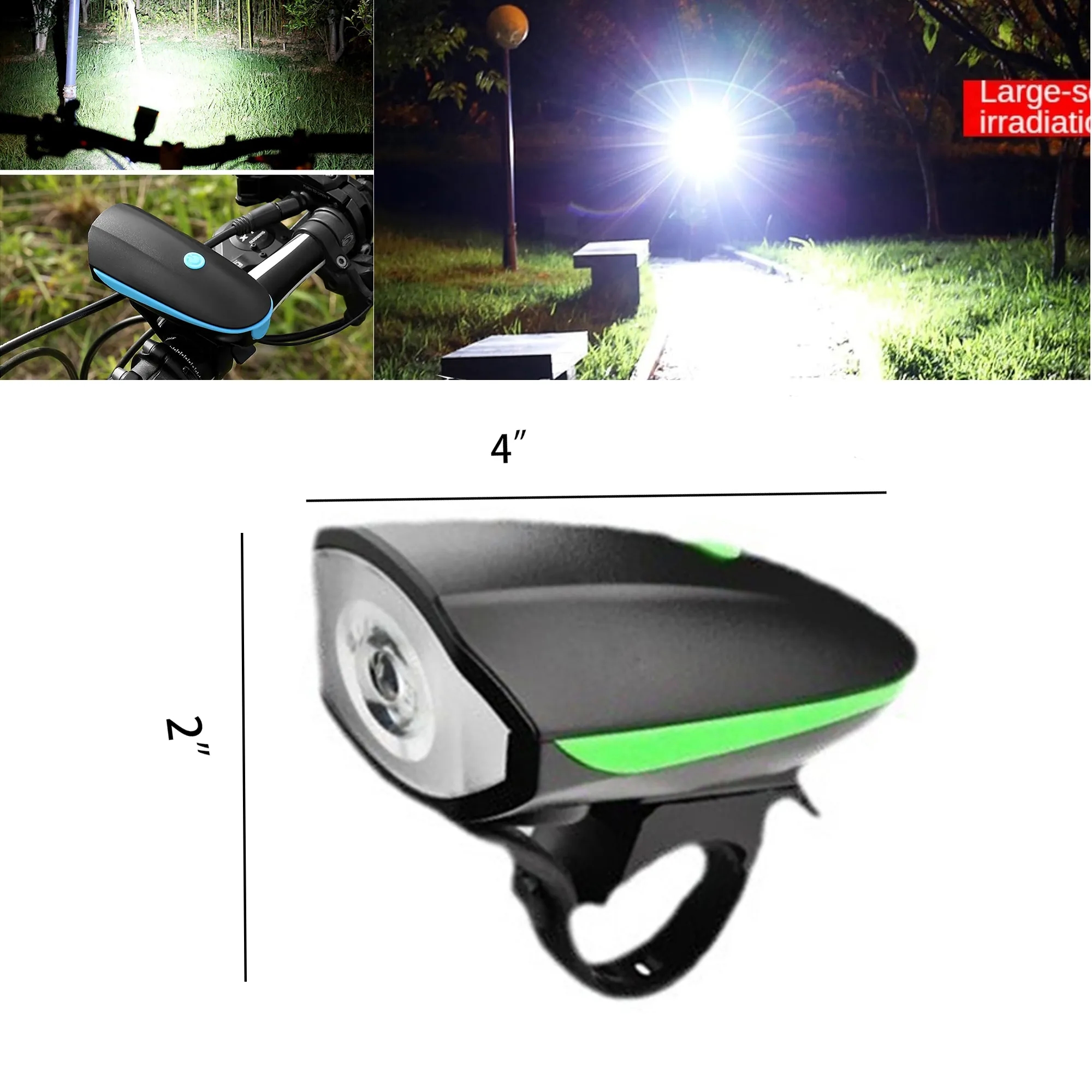 Portable Rechargeable Bicycle Headlight 3